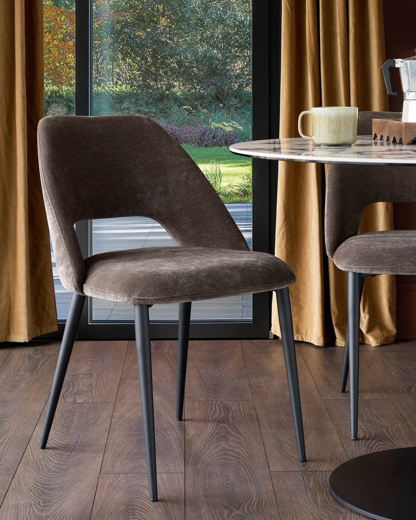 Lottie Fabric Dining Chair - 2 Set