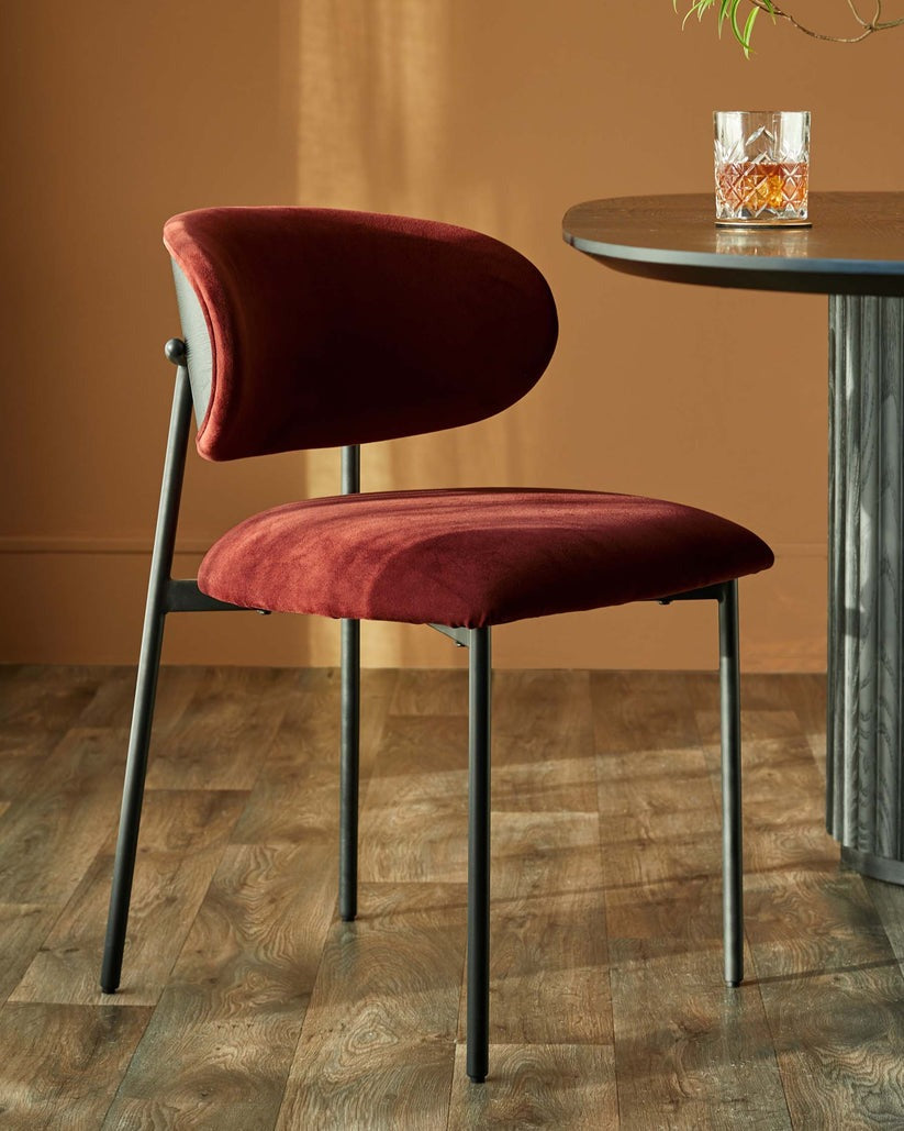 Cree Velvet Dining Chair - 2 Set