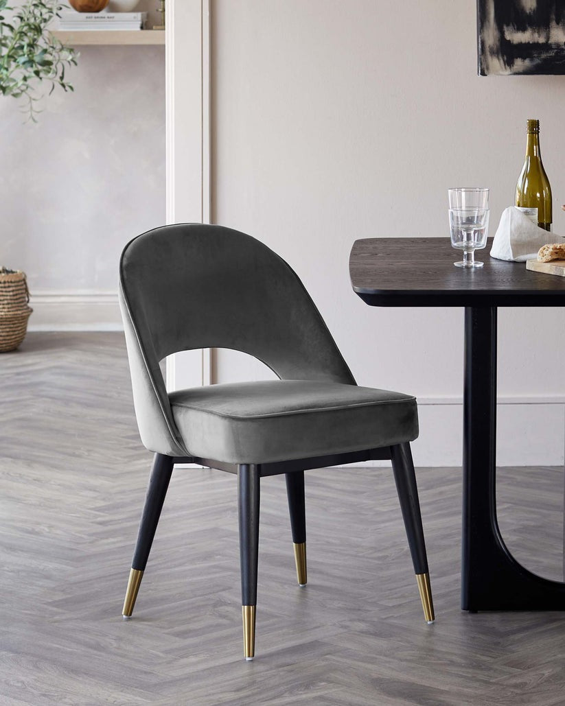 Clover Velvet Dining Chair - 2 Set