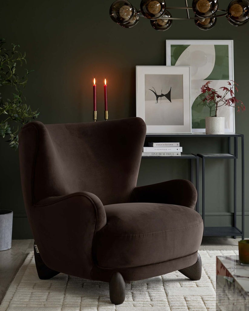 Harlan Velvet Accent Chair