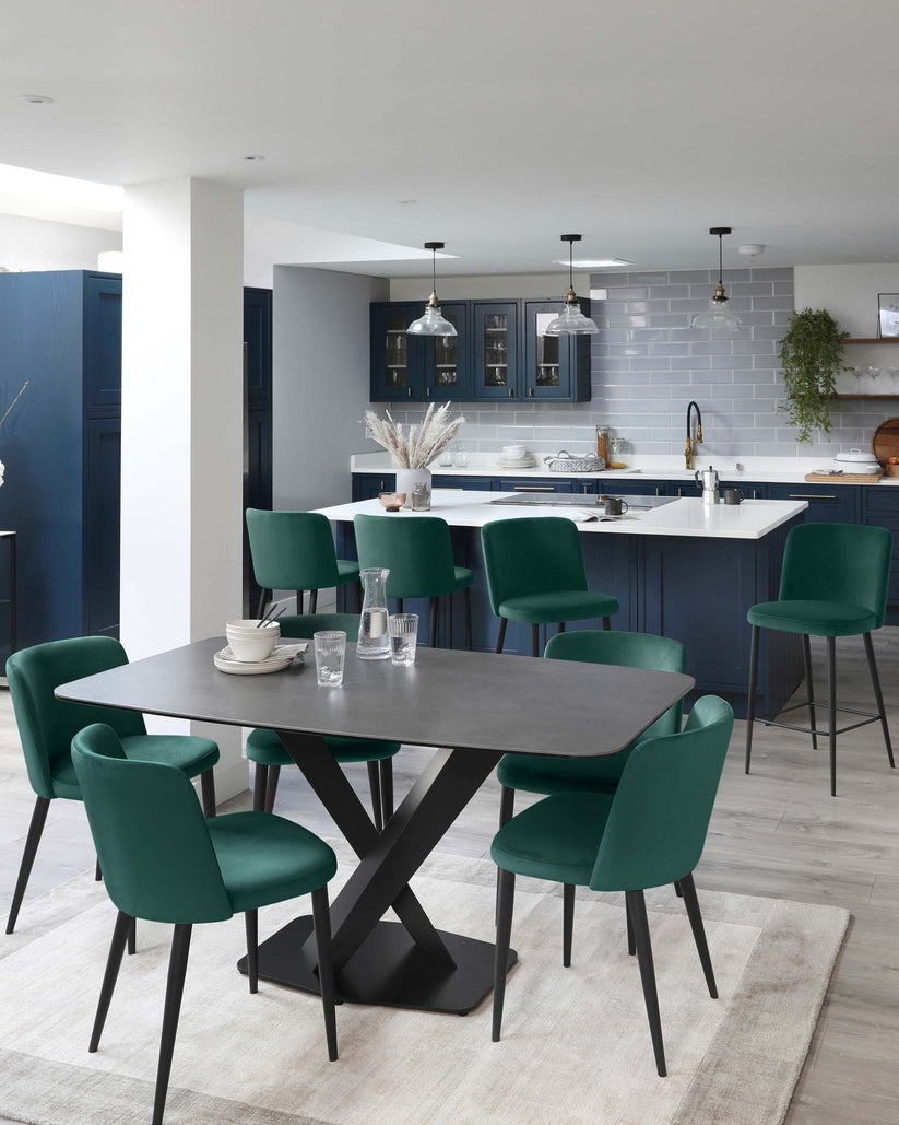 Trinny Velvet Dining Chair - 2 Set