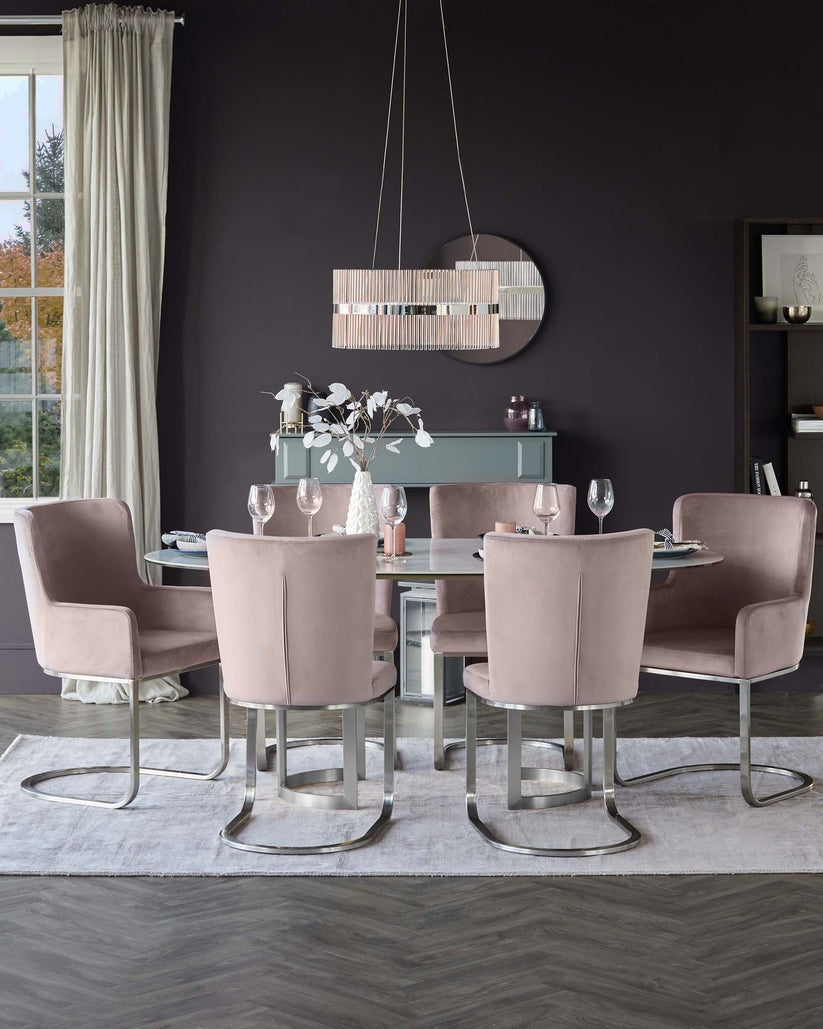 Form Velvet Dining Chair - 2 Set