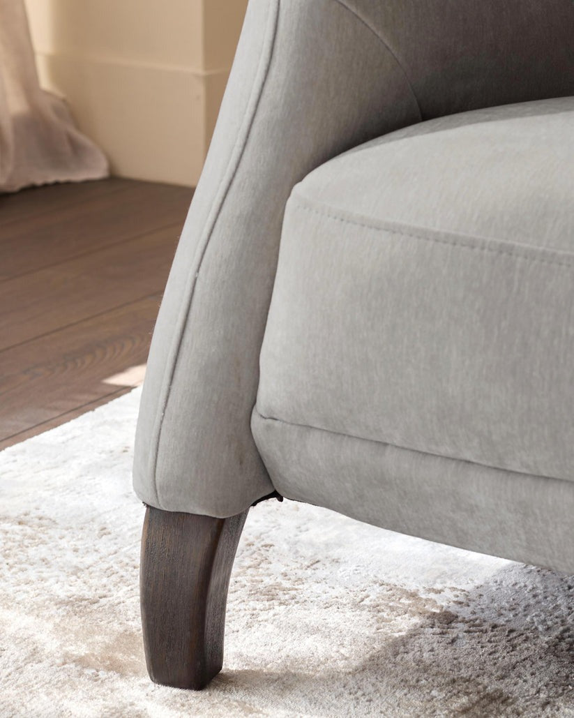 Luxe Modern Fabric Armchair