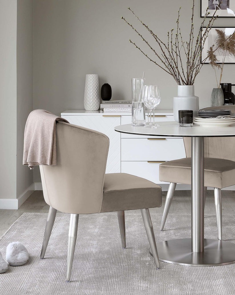 Mellow Velvet Dining Chair - 2 Set