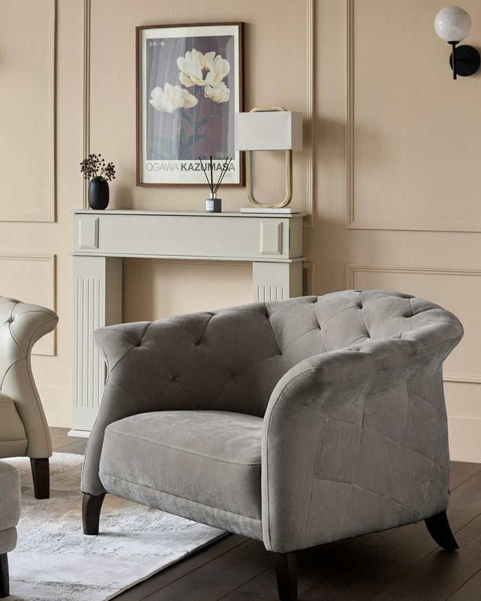 Luxe Chenille Armchair
