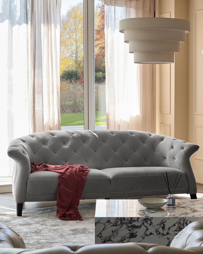 Luxe Chenille Armchair