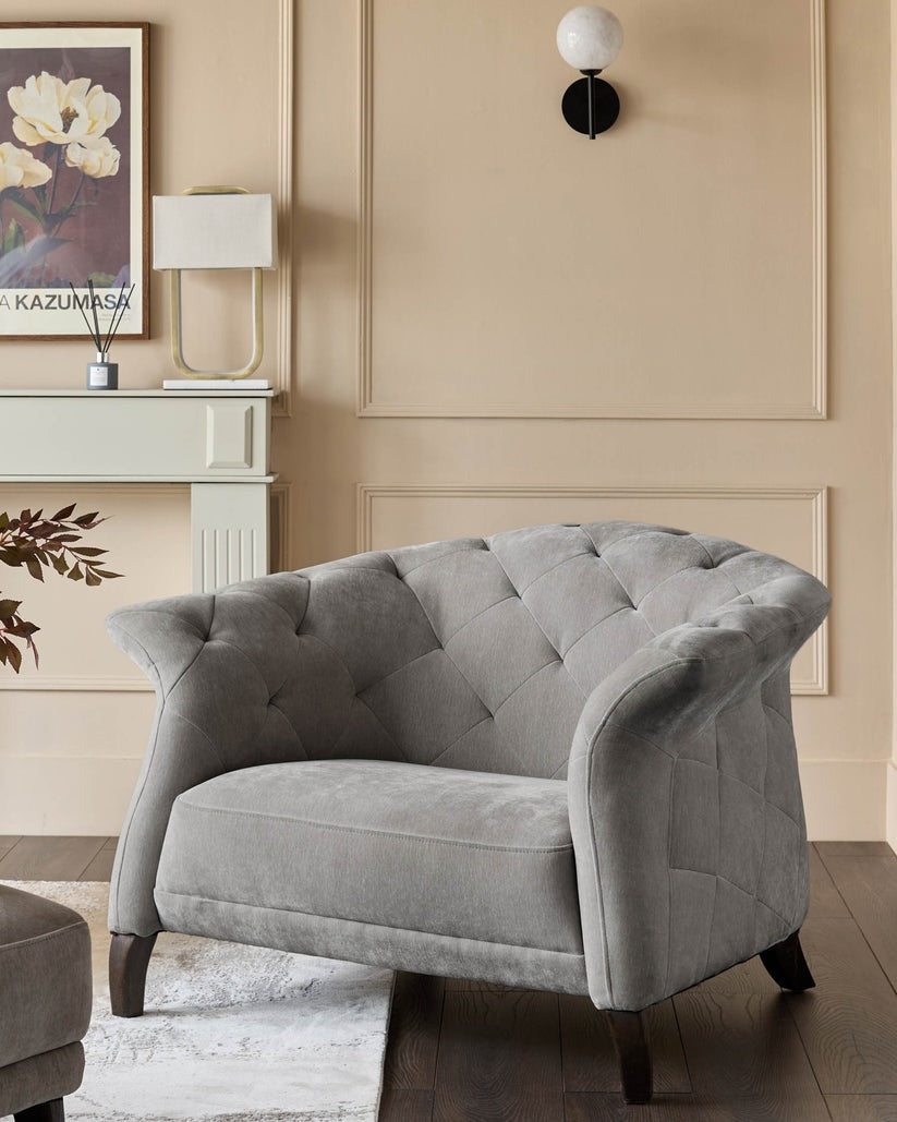 Luxe Modern Fabric Armchair