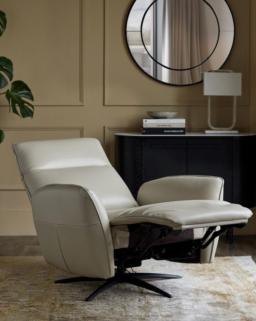 Aiden Fabric Massage Recliner Accent Chair