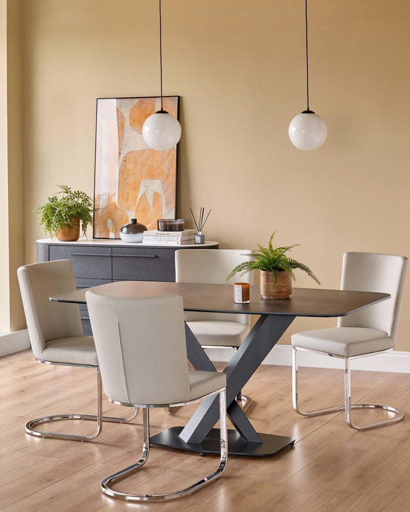 Form Faux Leather Dining Chair - 2 Set