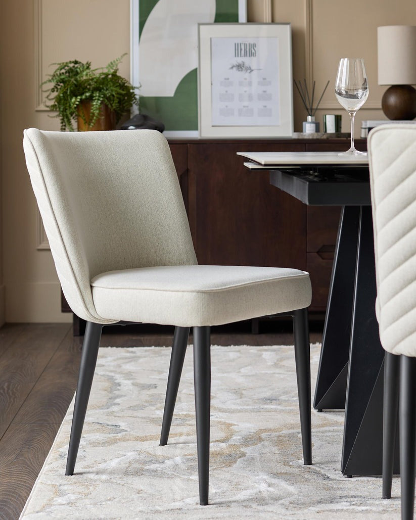 Serena Chenille Dining Chair - 2 Set