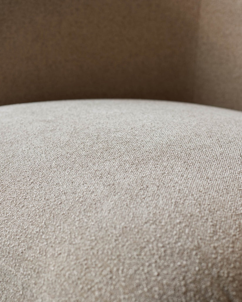 Natalia Natural Boucle Swivel Occasional Chair