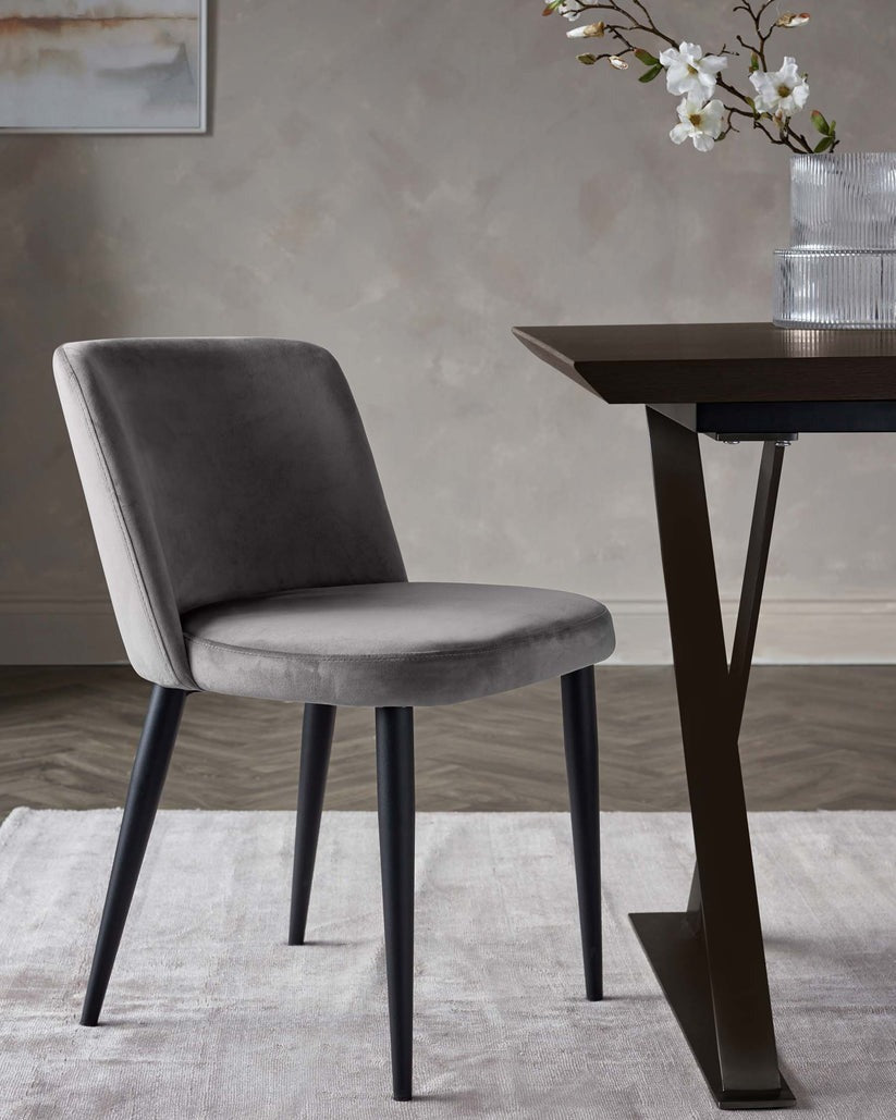 Trinny Velvet Dining Chair - 2 Set