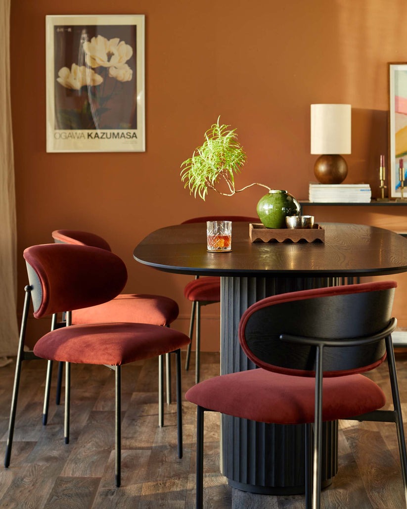 Cree Velvet Dining Chair - 2 Set