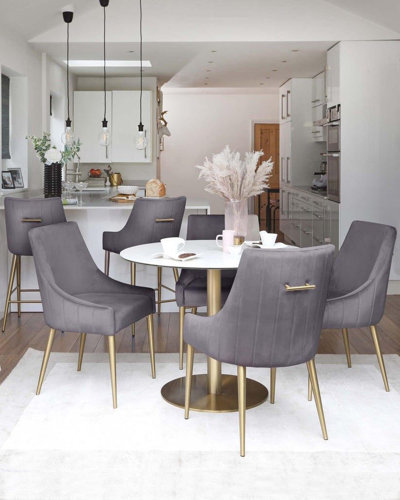 Juliana Velvet Dining Chair - 2 Set