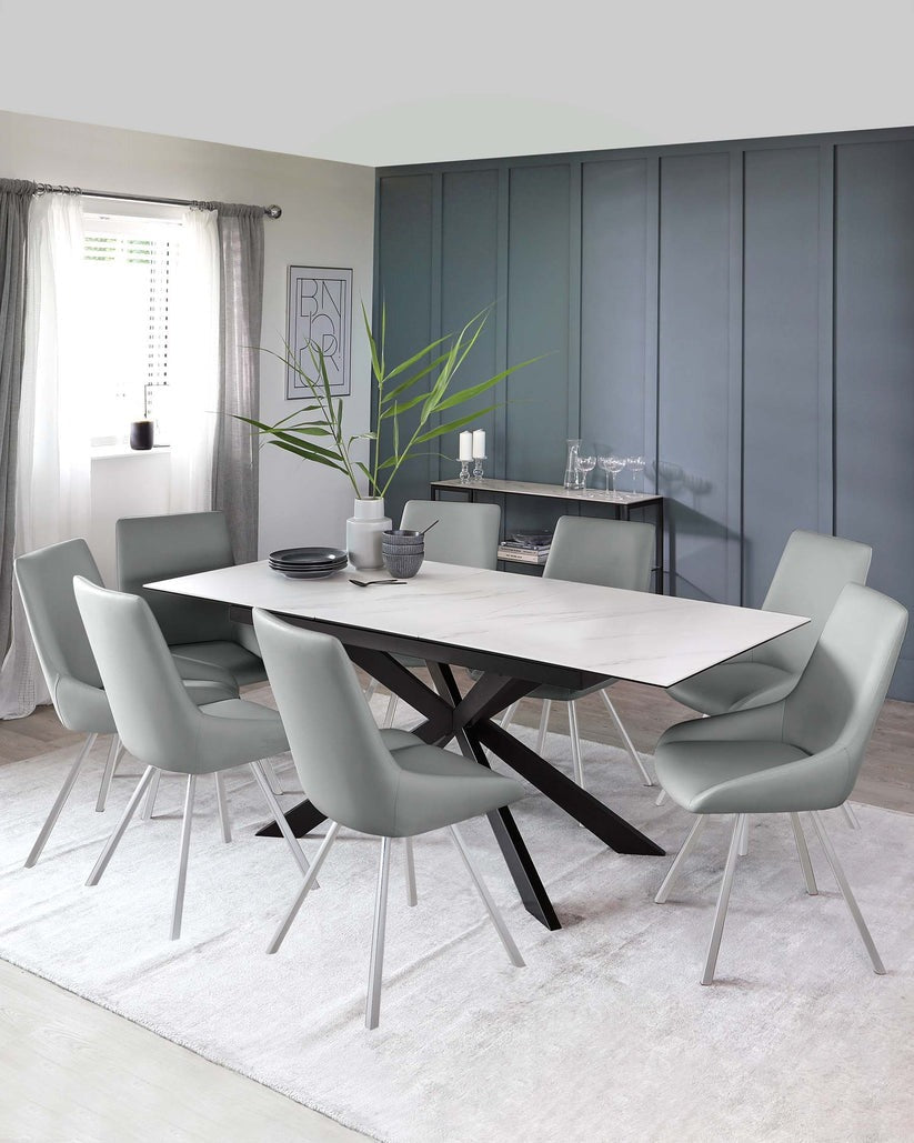 Theo Faux Leather Dining Chair