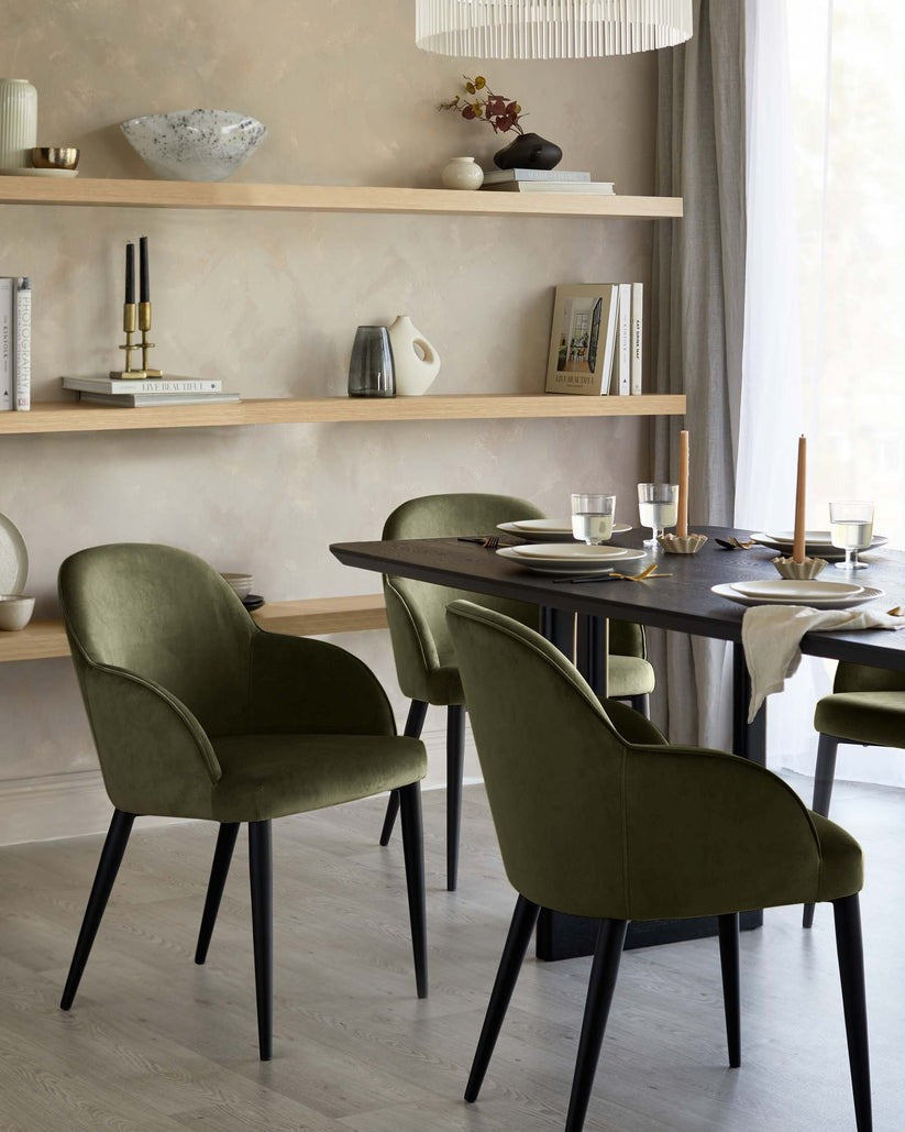 Lani Velvet Dining Chair - 2 Set
