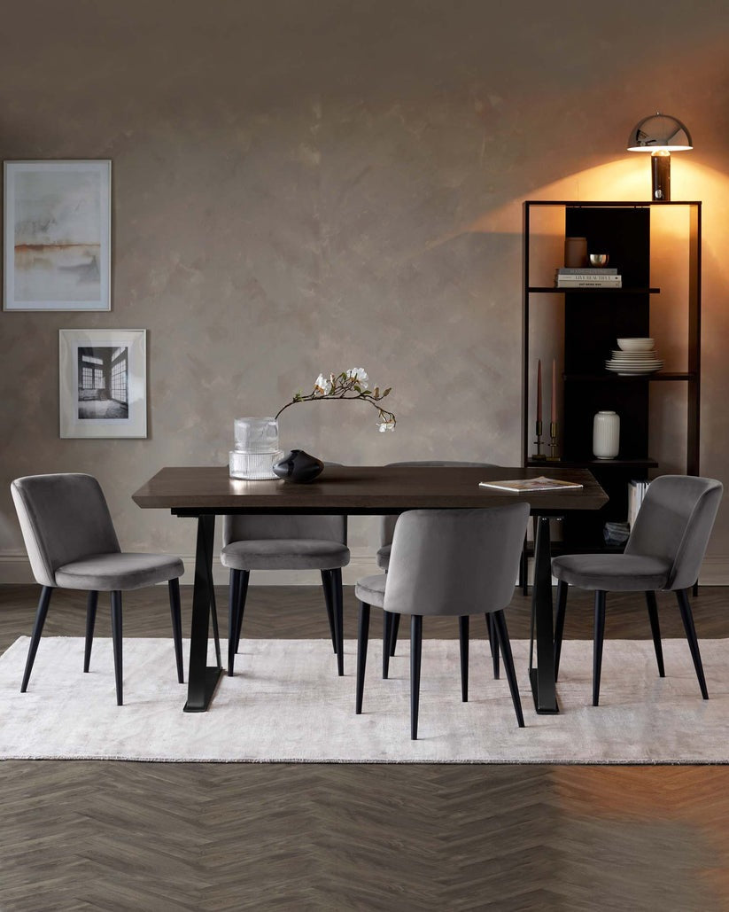 Trinny Velvet Dining Chair - 2 Set