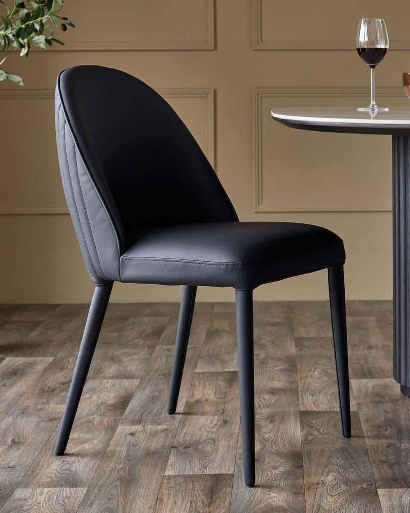 Saylor Faux Leather Dining Chair - 2 Set