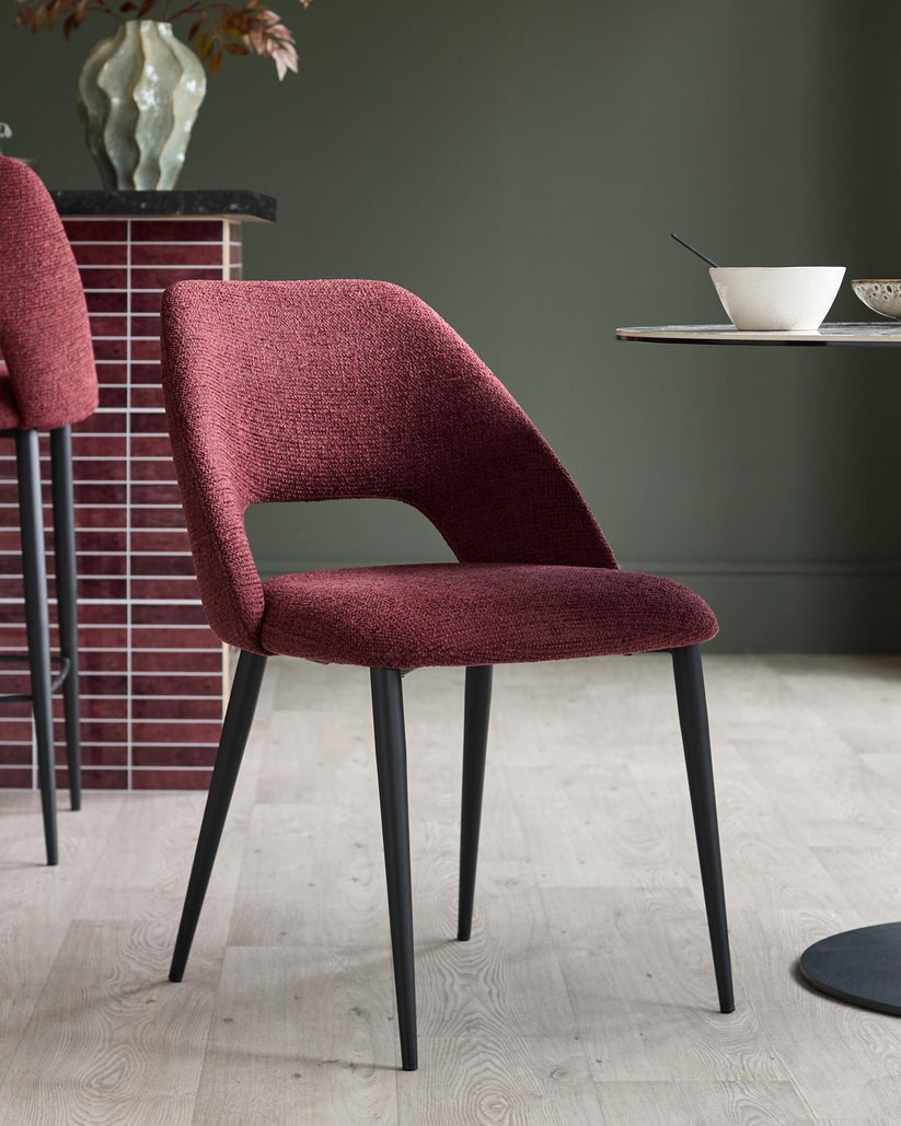 Lottie Fabric Dining Chair - 2 Set