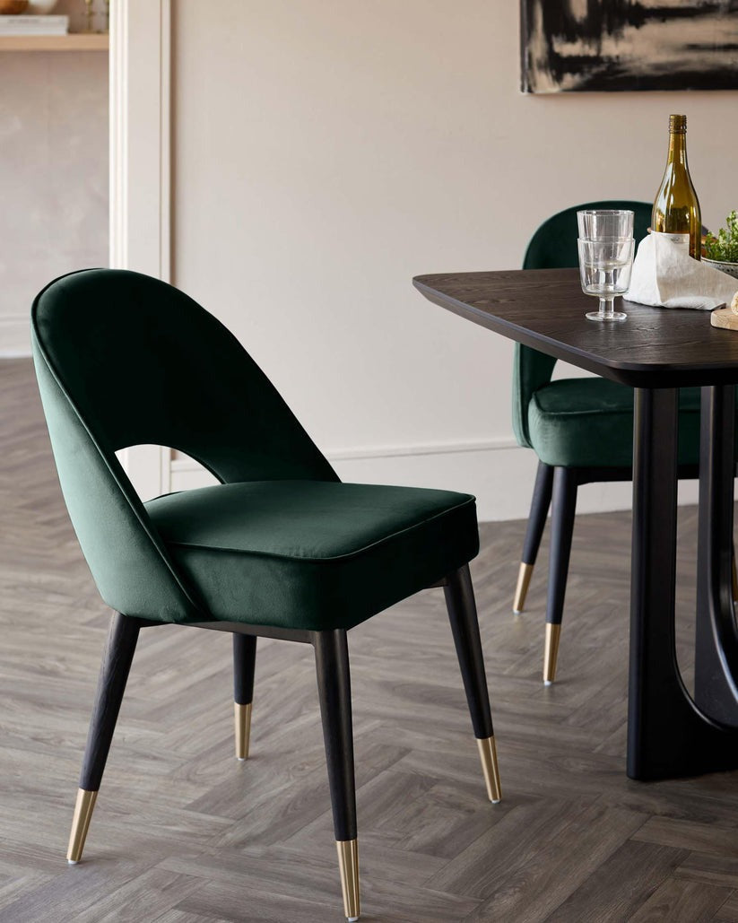 Clover Velvet Dining Chair - 2 Set