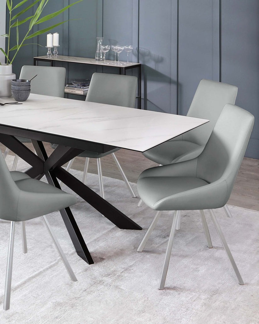 Theo Faux Leather Dining Chair