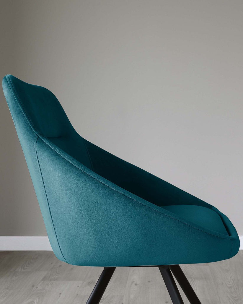 Cleo Velvet Swivel Chair