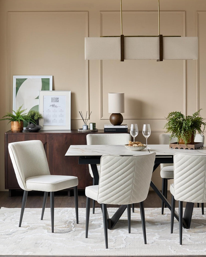 Serena Chenille Dining Chair - 2 Set