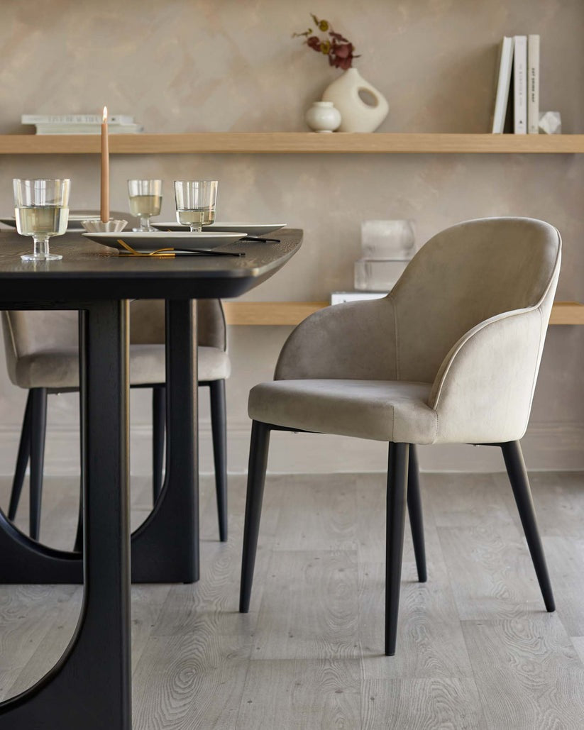 Lani Velvet Dining Chair - 2 Set