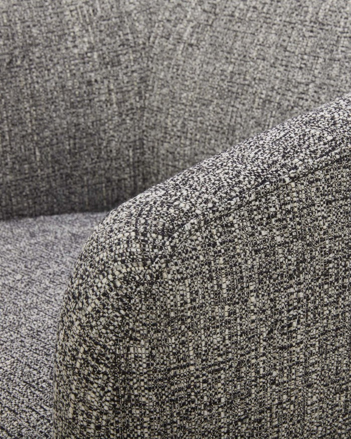 Parker Ivory Fabric Accent Chair