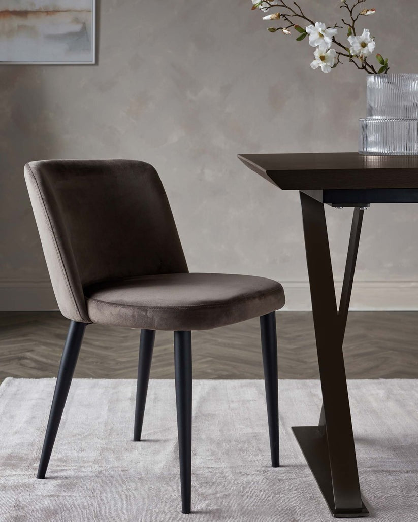 Trinny Velvet Dining Chair - 2 Set
