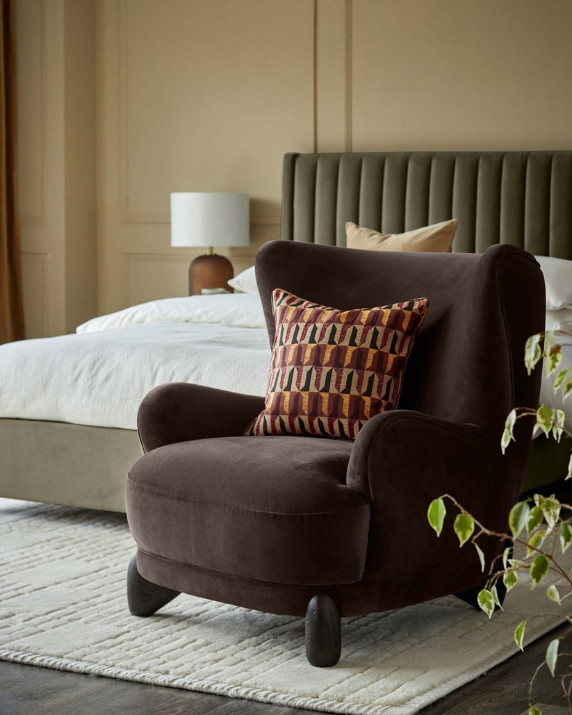 Harlan Velvet Accent Chair