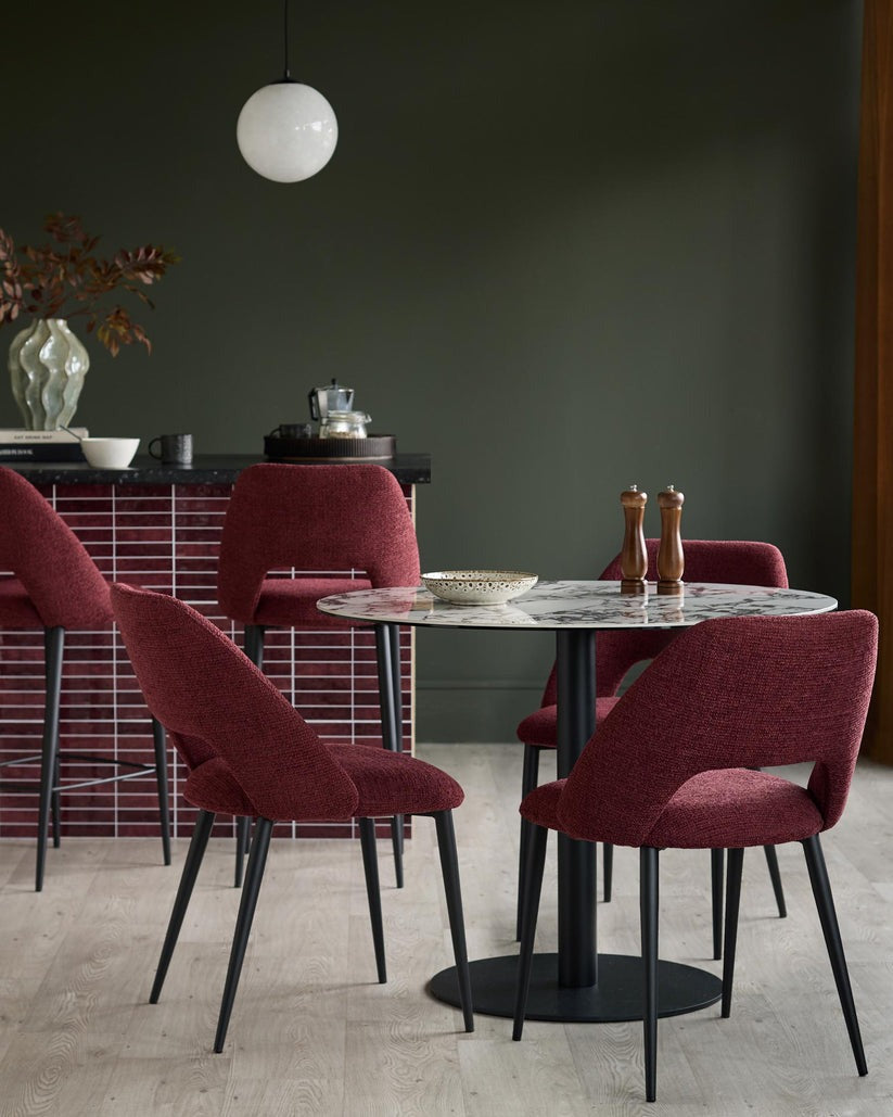 Lottie Fabric Dining Chair - 2 Set