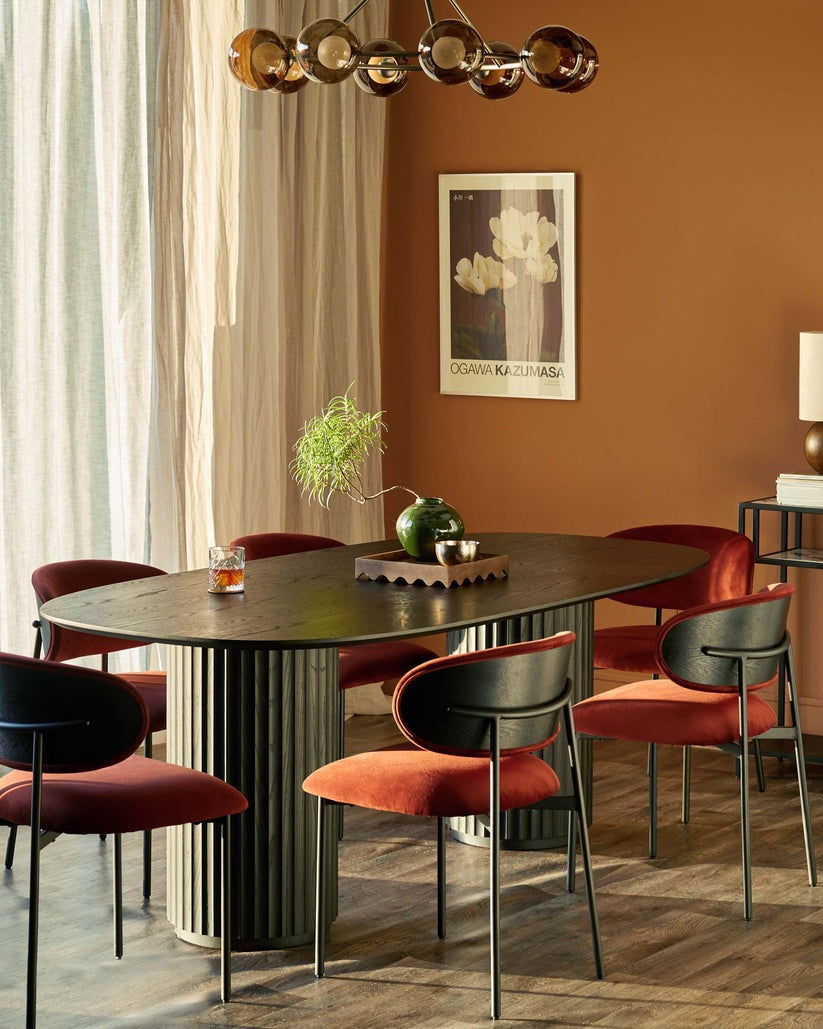 Cree Velvet Dining Chair - 2 Set
