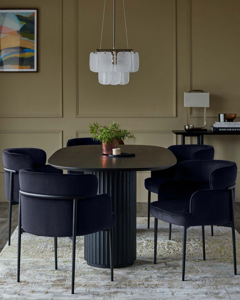 Felix Velvet Dining Chair - 2 Set