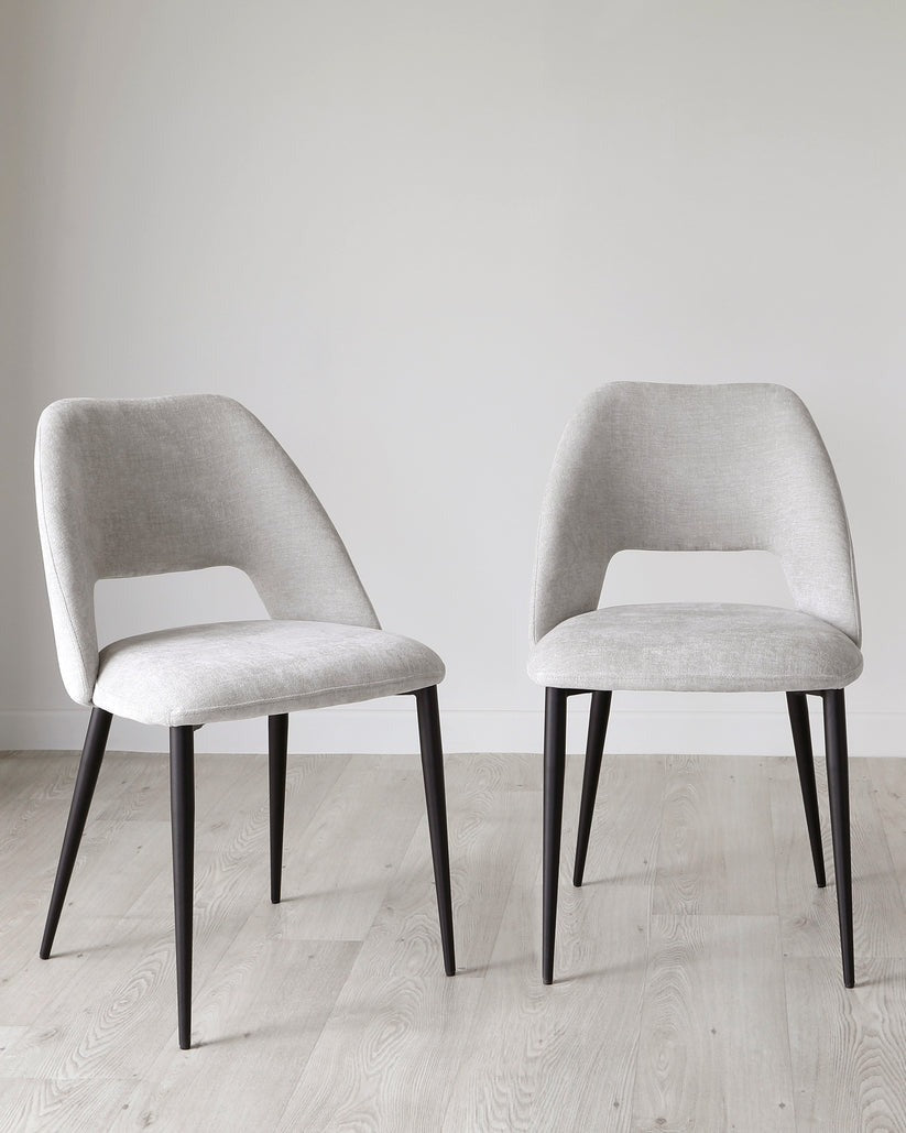 Lottie Fabric Dining Chair - 2 Set