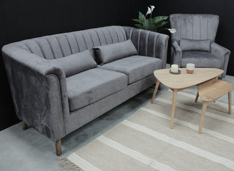 Melbah 2 Seater Sofa In Graphite