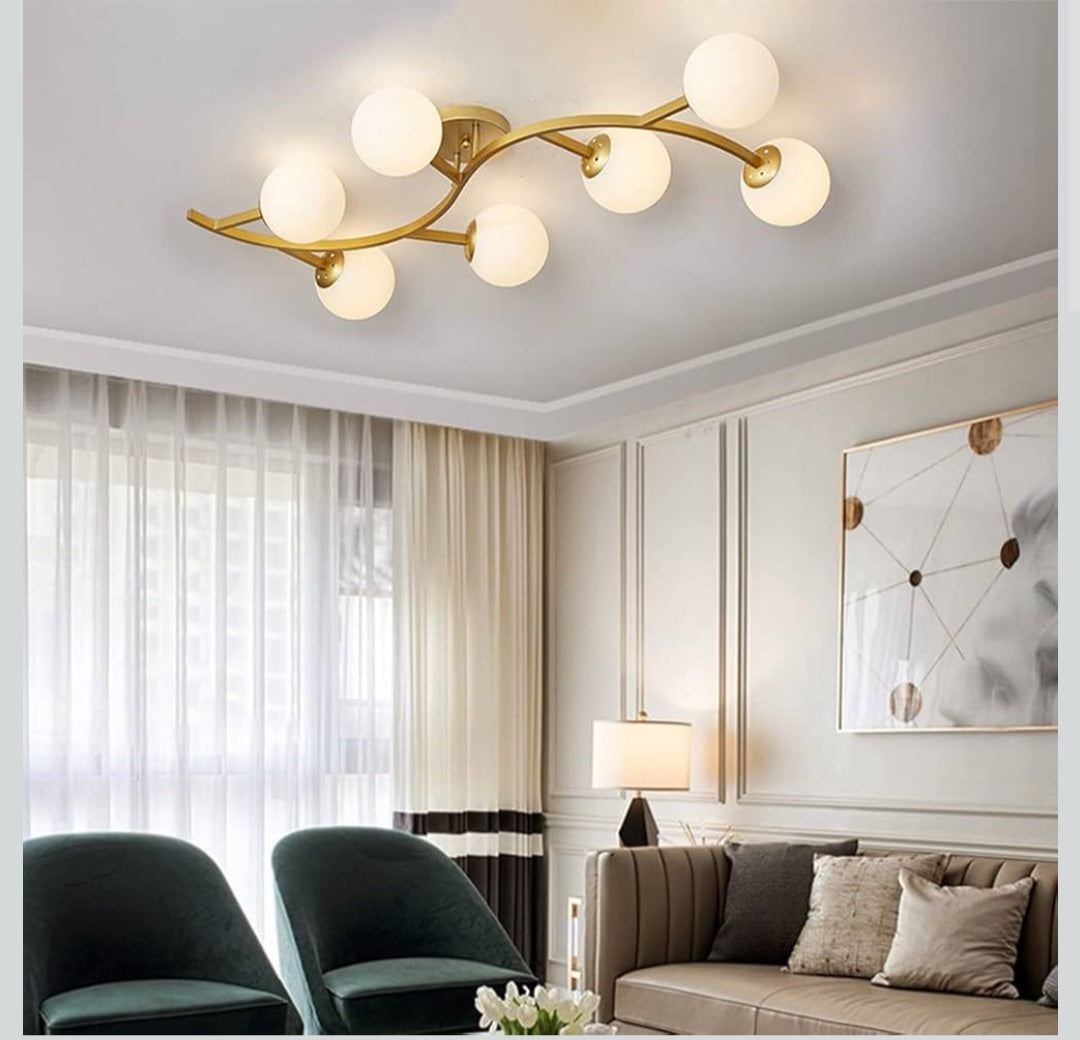 Shendi 7-Light Glass Ceiling Light   available in 5 weeks