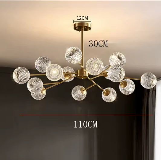 Louis  12-head pendulant light