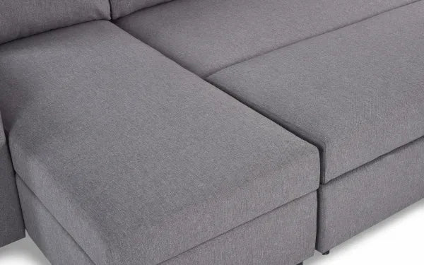 Angel Grey Linen Sofabed With Storage