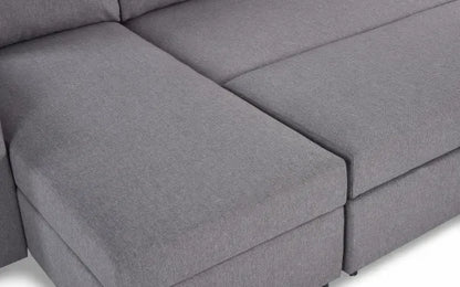 Angel Grey Linen Sofabed With Storage