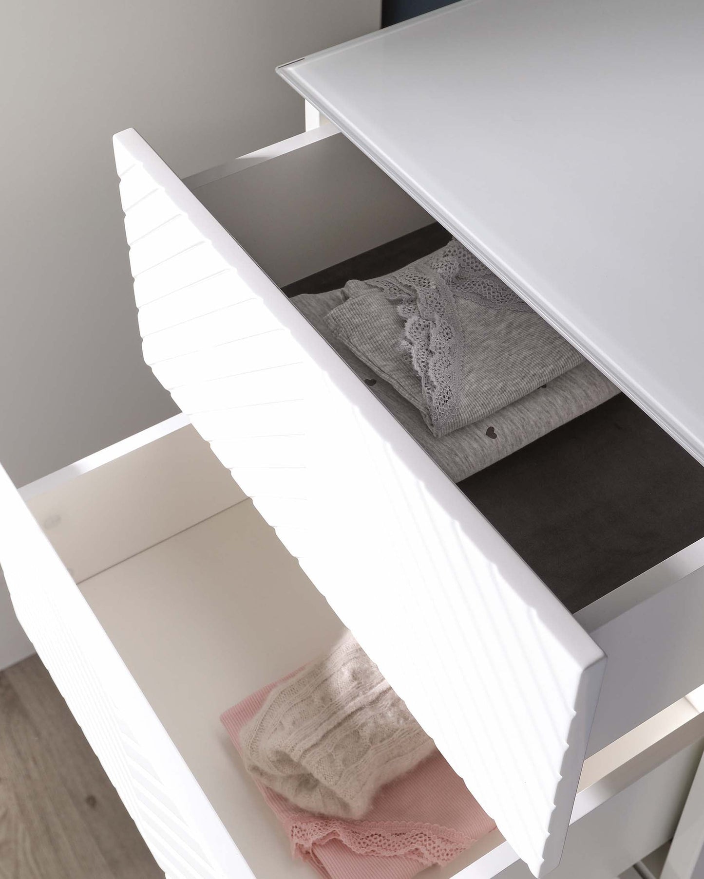 Noah White Gloss Tallboy