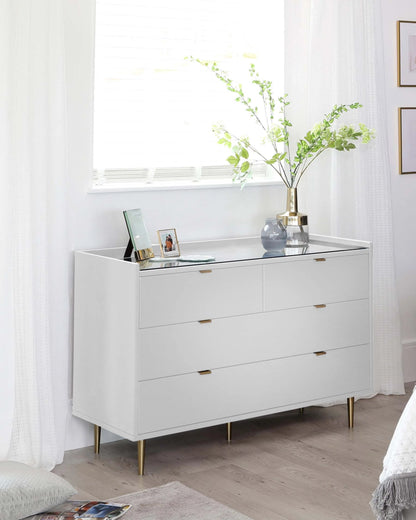 Orson White Chest Of Drawers
