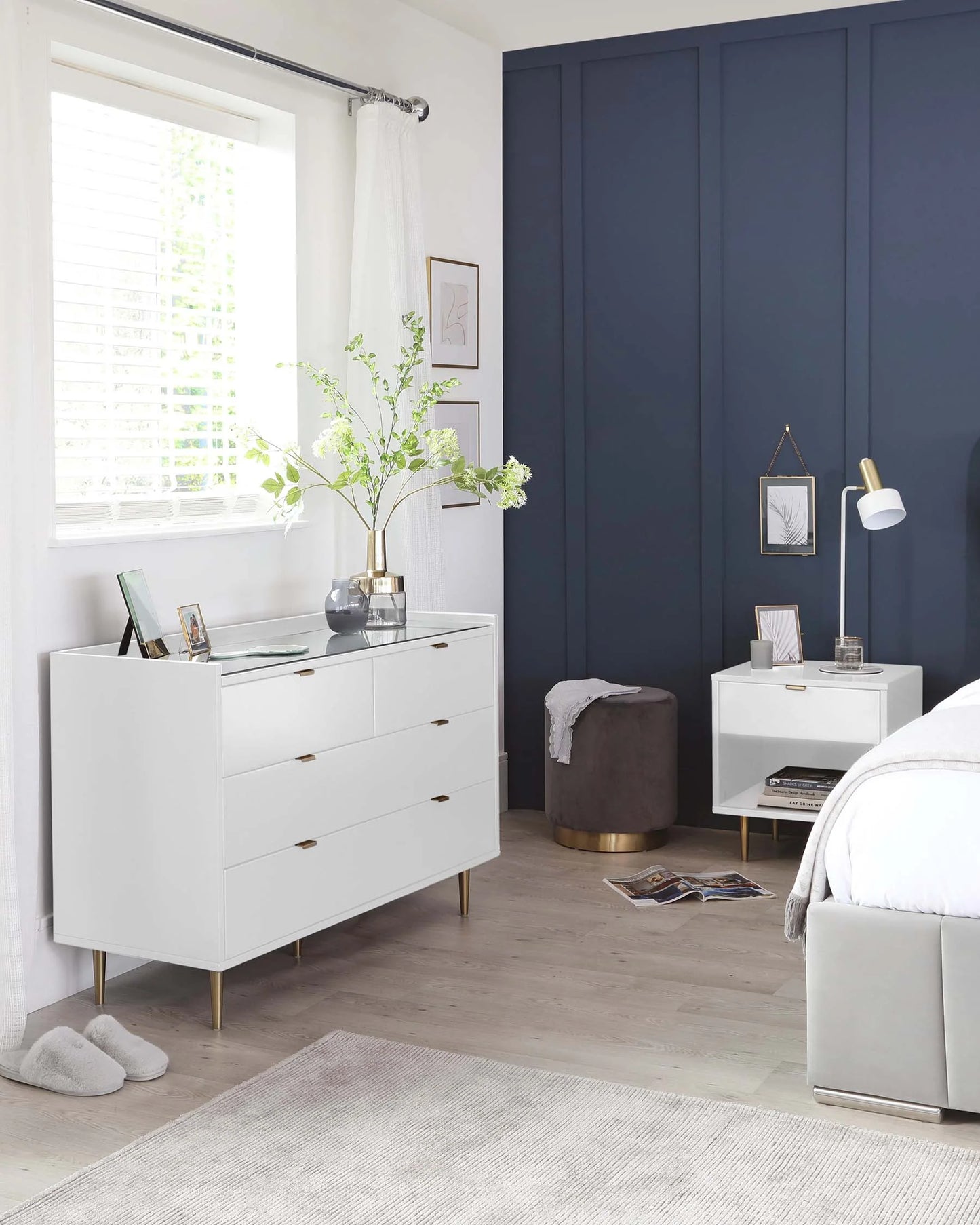 Orson White Chest Of Drawers