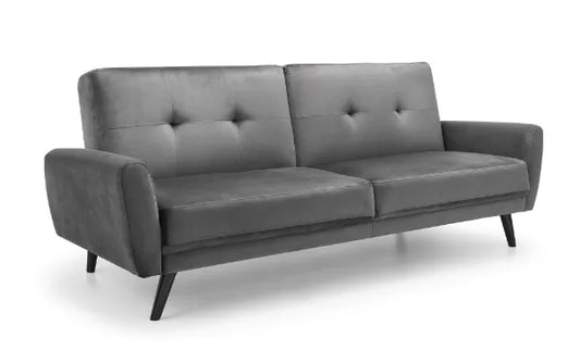 Monza Sofa Bed In Dark Grey Velvet