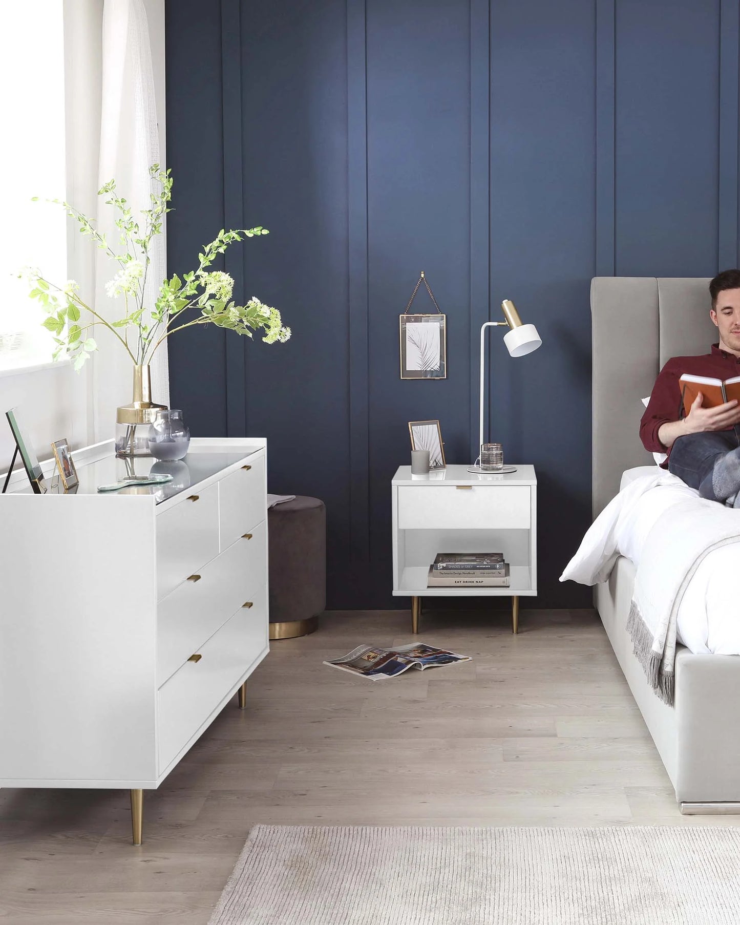 Orson White Chest Of Drawers