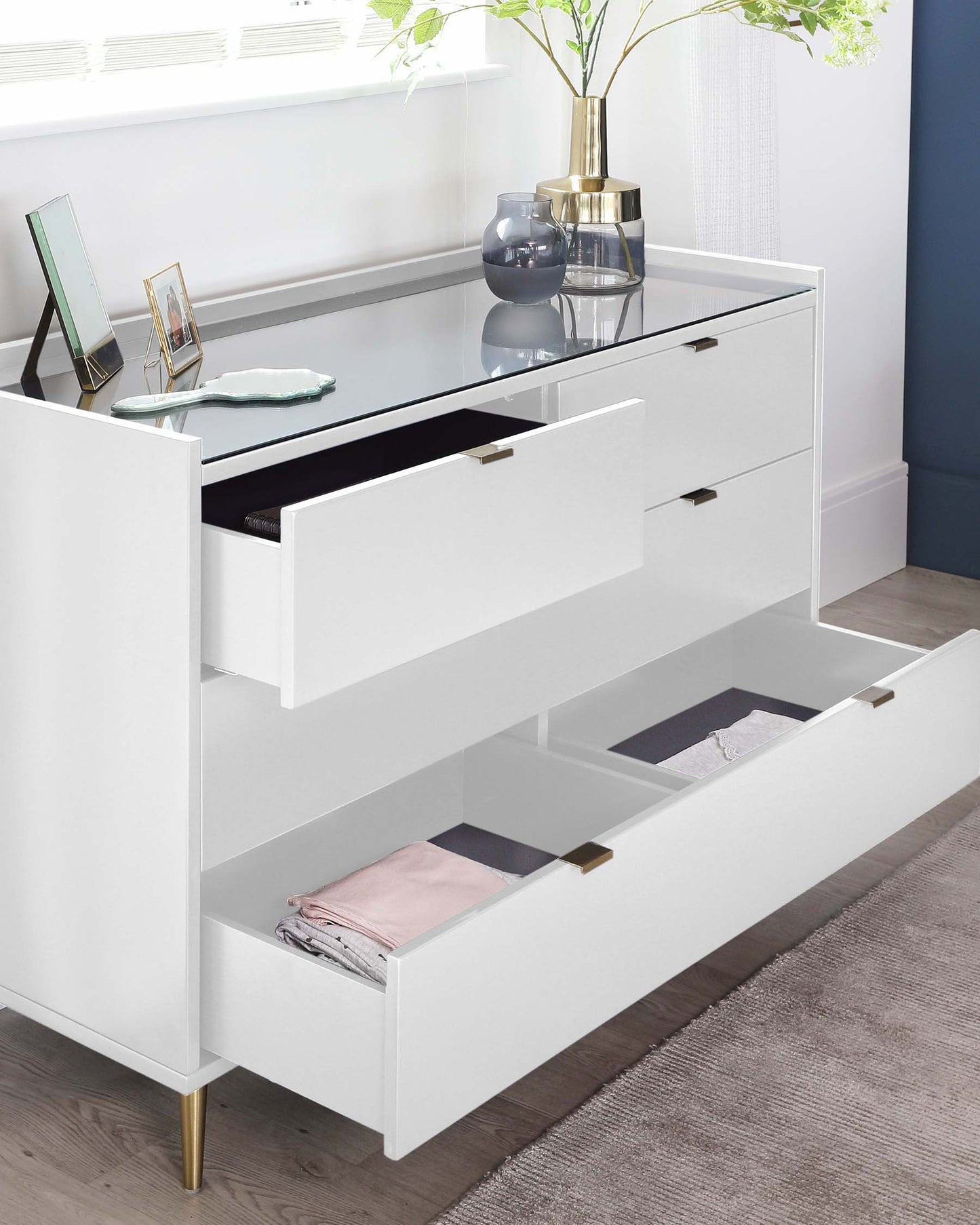 Orson White Chest Of Drawers