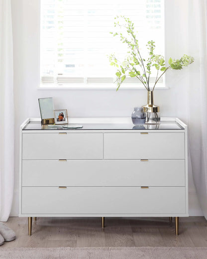 Orson White Chest Of Drawers