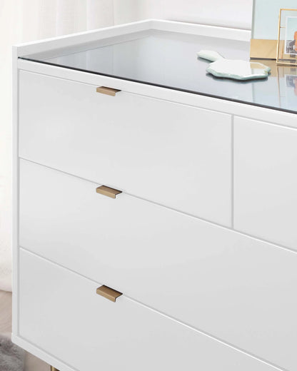 Orson White Chest Of Drawers