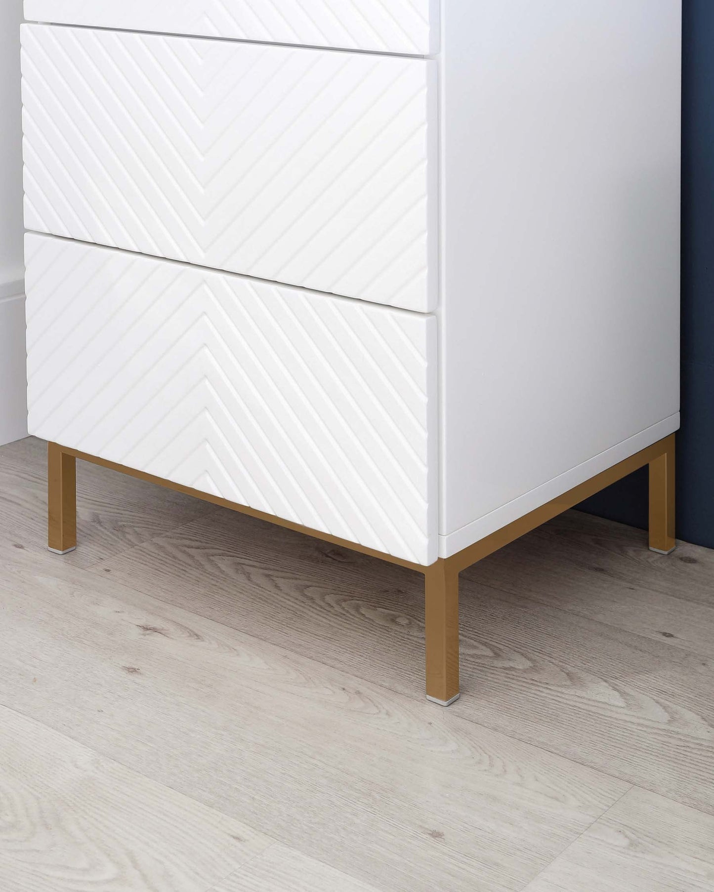 Noah White Gloss Tallboy