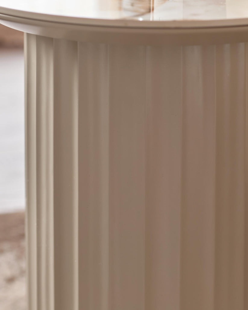 Austin Natural Ceramic Side Table